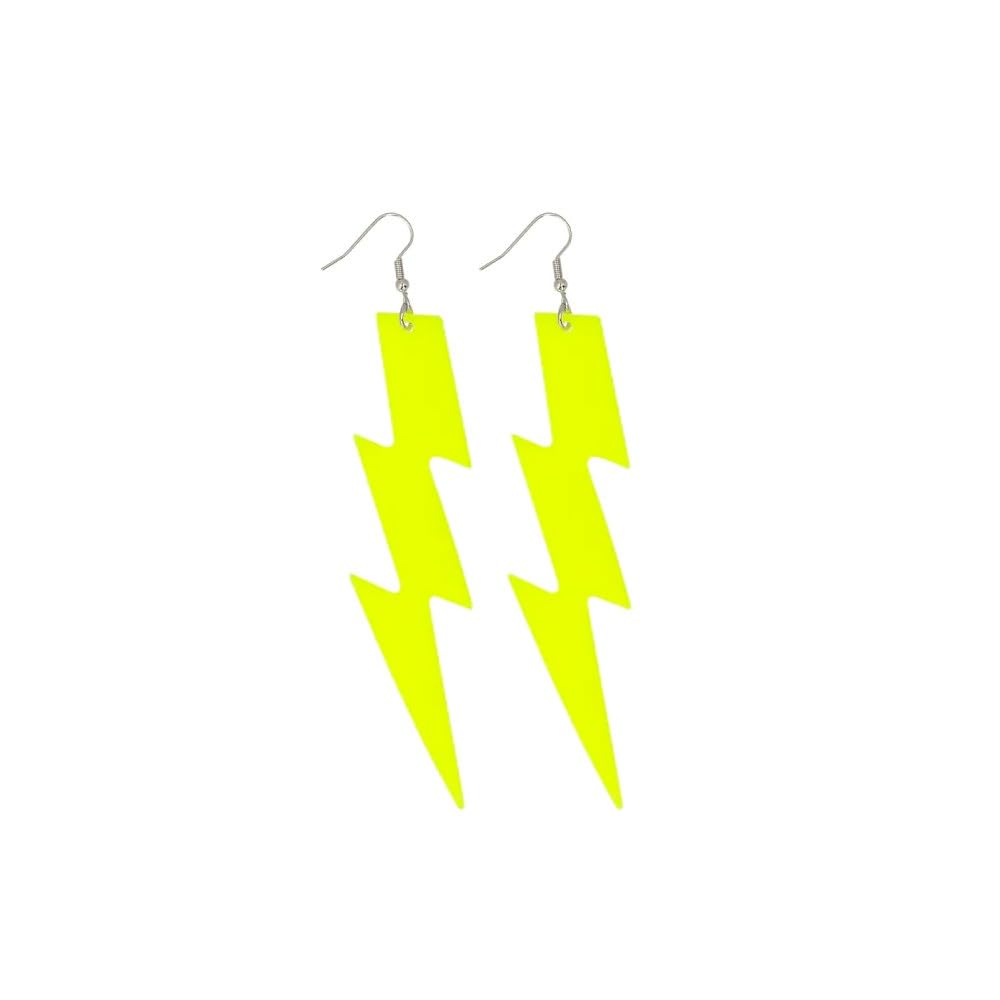 Boland - Oorbellen Flash Neon Geel