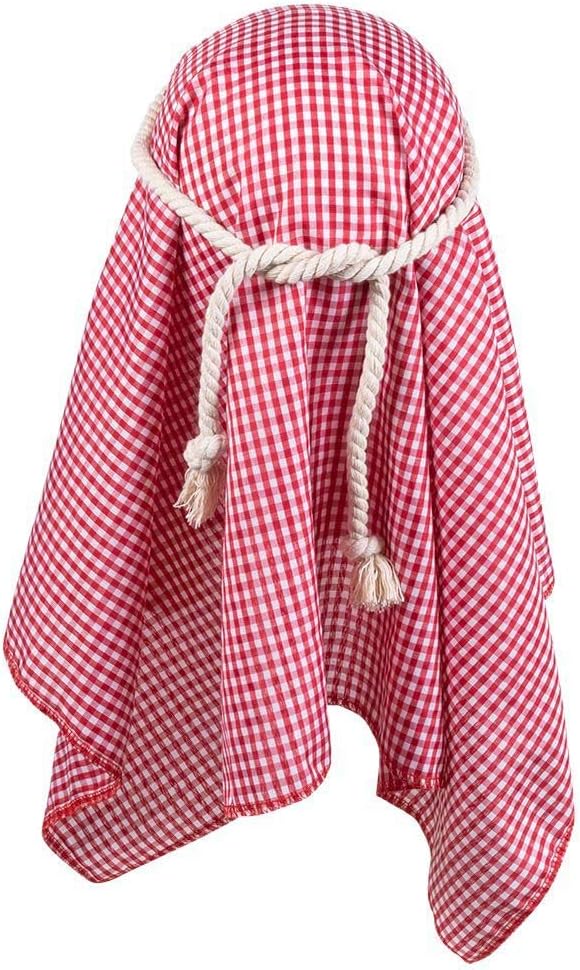 Boland 81034 - Kostümset Scheich, Kopftuch, Seil, Partybrille, Spitzbart, Araber, Sultan, Mottoparty, Karneval