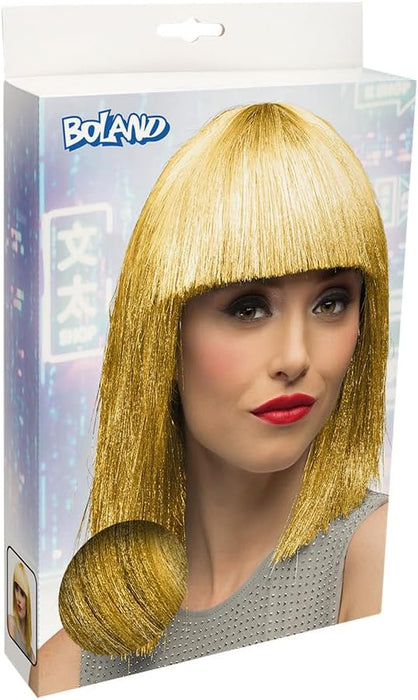 Boland - Perücke mit Glitter für Erwachsene, Frisur aus Kunsthaar für Mottoparty oder Karneval, Zubehör für Faschingskostüme