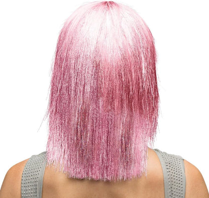 Boland - Parrucca con brillantini per adulti, acconciatura in capelli sintetici per feste a tema o carnevale, accessorio per costumi in maschera