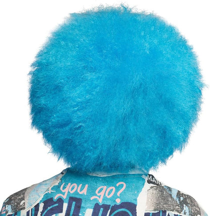Boland - Neon pruik voor volwassenen voor themafeesten of carnaval, accessoire voor verkleedkostuums