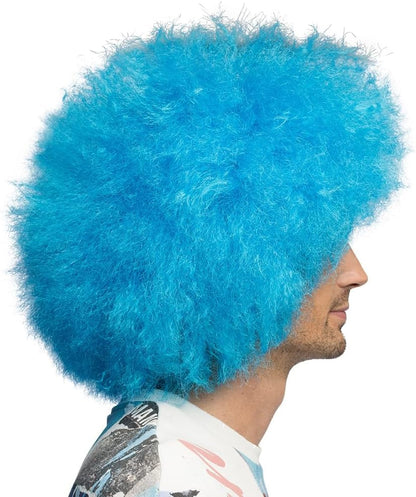 Boland - Neon pruik voor volwassenen voor themafeesten of carnaval, accessoire voor verkleedkostuums