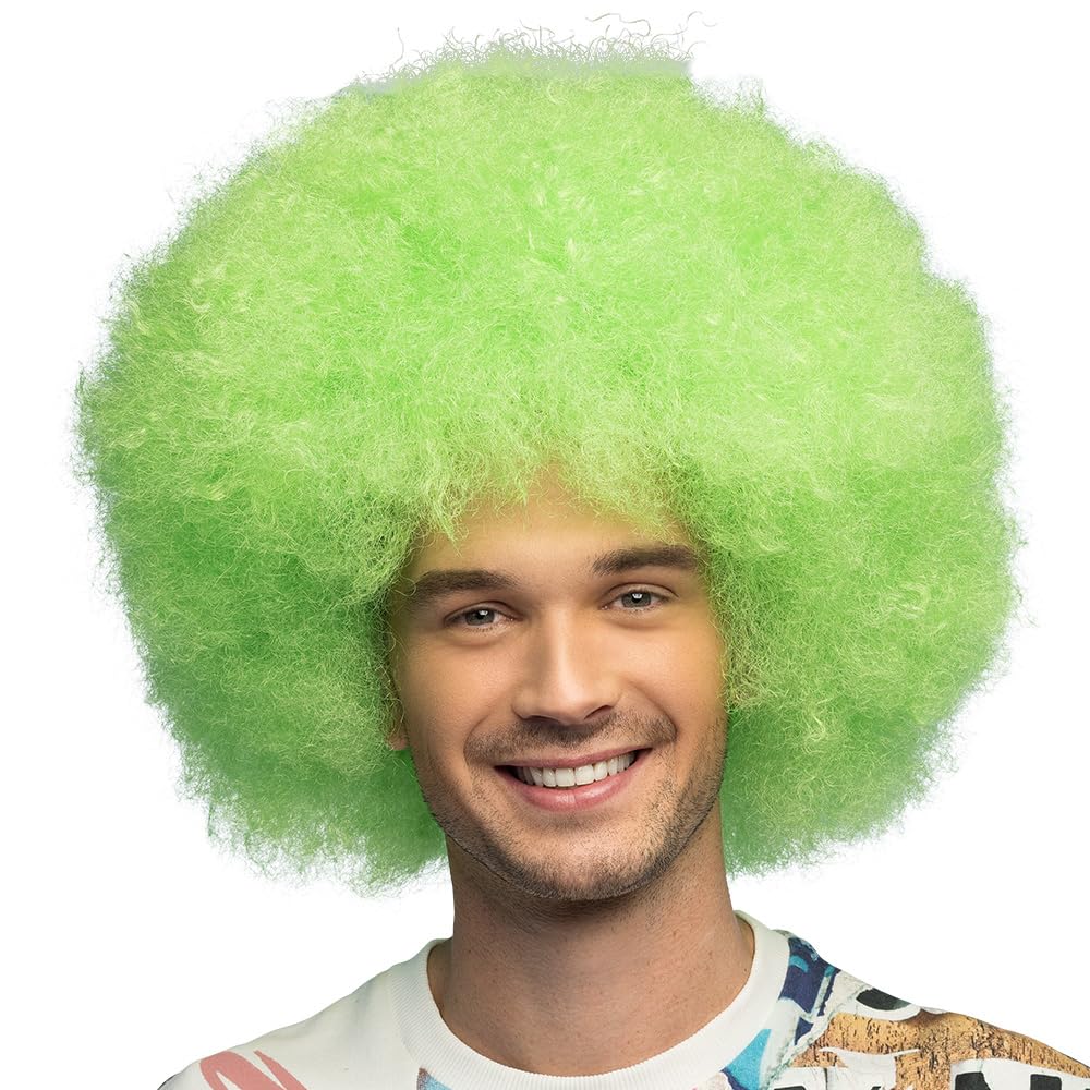 Boland - Parrucca al neon per adulti, acconciatura in capelli sintetici per feste a tema o carnevale, accessorio per costumi in maschera