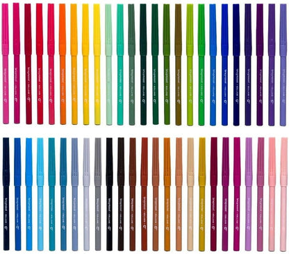 Bruynzeel Kids Viltstiften Set van 50 Kleuren | Tekenen & Kleuren voor Kinderen