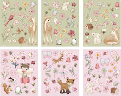 Little Dutch Fairy Garden 126602 - Set di adesivi