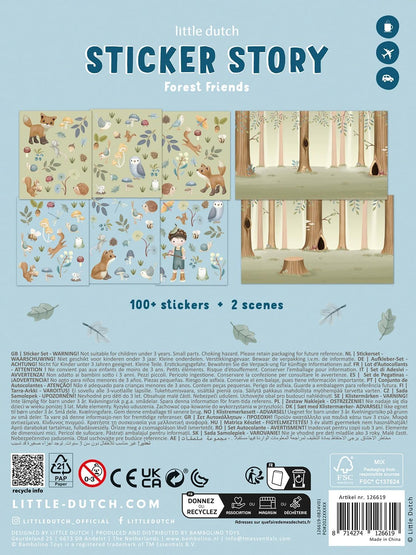 Little Dutch - Little Dutch Stickerset Forest Friends