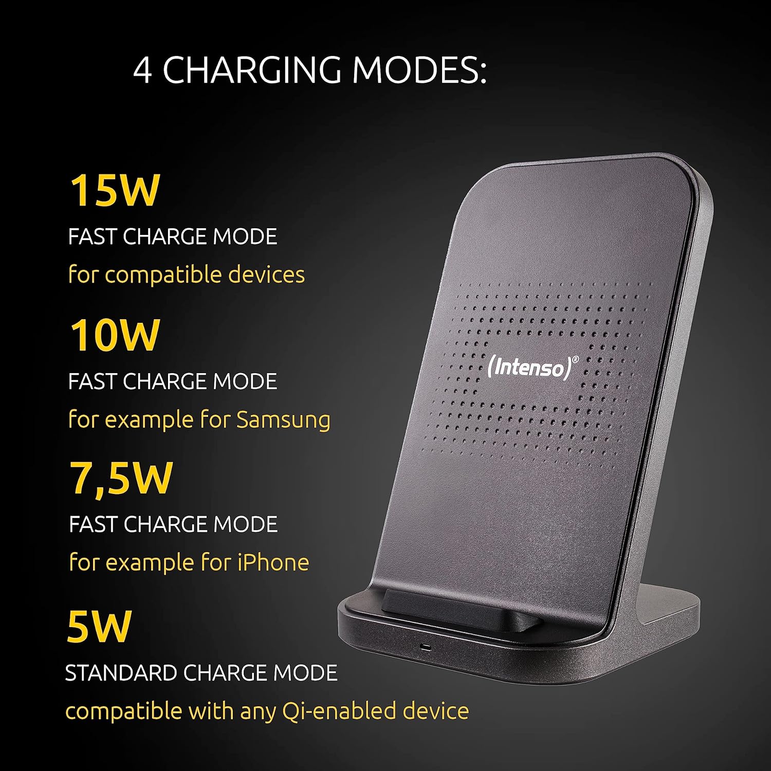 Caricatore Wireless0Ha 15W Black