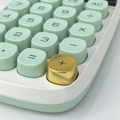 Calcolatrice NijyDIGIT a 10 Cifre Colore Pastello con Tasti Grandi, 1 Batteria inclusa