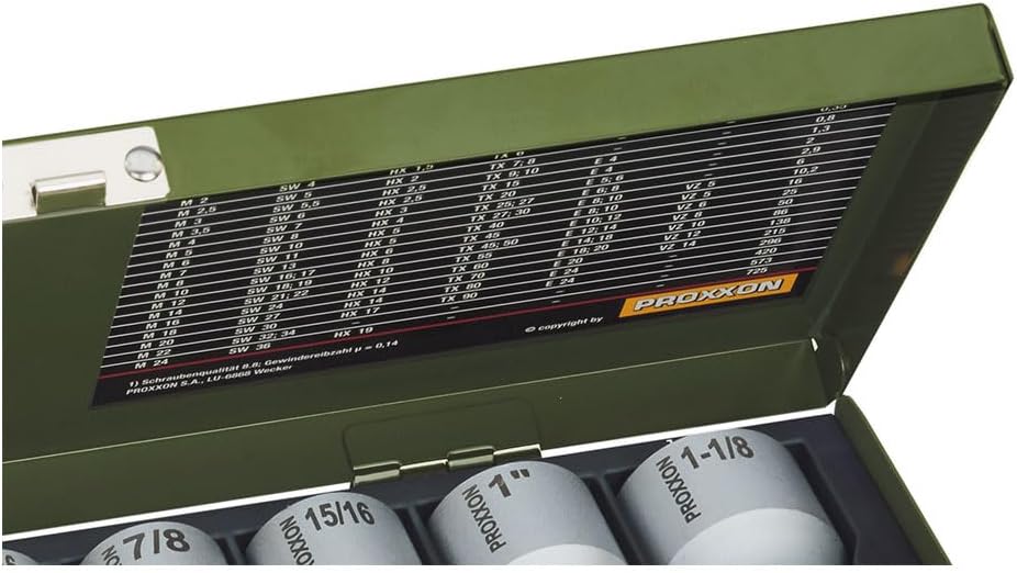 Proxxon - 36-delige Dopsleutel Set Voor Inch-maten