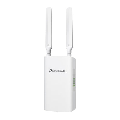 TP-Link ER703WP-4G-Outdoor AX3000 WiFi 6 Router, Indoor/Outdoor Gateway, Wifi Booster with SIM Slot, Omada Mesh 4G+ Cat6 WiFi Router, 3 Gigabit Ethernet Ports, Centralized Management, Weatherproof