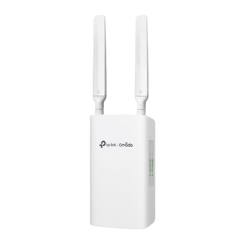 TP-Link ER703WP-4G-Outdoor AX3000 WiFi 6 Router, Indoor/Outdoor Gateway, Wifi Booster with SIM Slot, Omada Mesh 4G+ Cat6 WiFi Router, 3 Gigabit Ethernet Ports, Centralized Management, Weatherproof