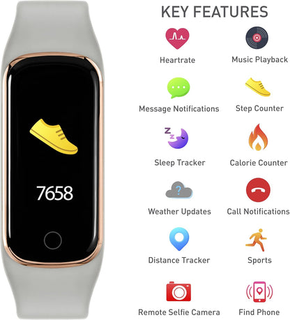 Reflex Active Series 8 Activity Tracker With Colour Touch Screen and Up To 7 Day Battery Life