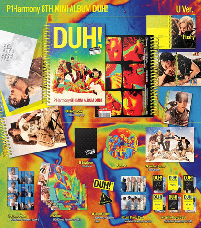 【ランダム】P1Harmony 8th Mini Album /DUH!