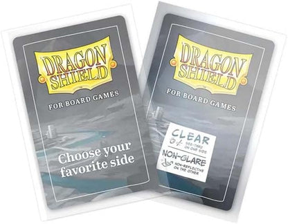 Dragon Shield Board Game Sleeves | Non-Glare Card Sleeves for Tabletop Games | Durable, Smooth Shuffle Feel & Acid-Free, Compatible with Gloomhaven, Wingspan & More | American Mini - 1 Pack