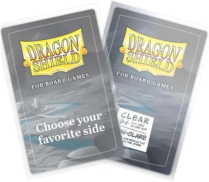 Dragon Shield Board Game Sleeves | Non-Glare Card Sleeves for Tabletop Games | Durable, Smooth Shuffle Feel & Acid-Free, Compatible with Gloomhaven, Wingspan & More | European Mini - 1 Pack