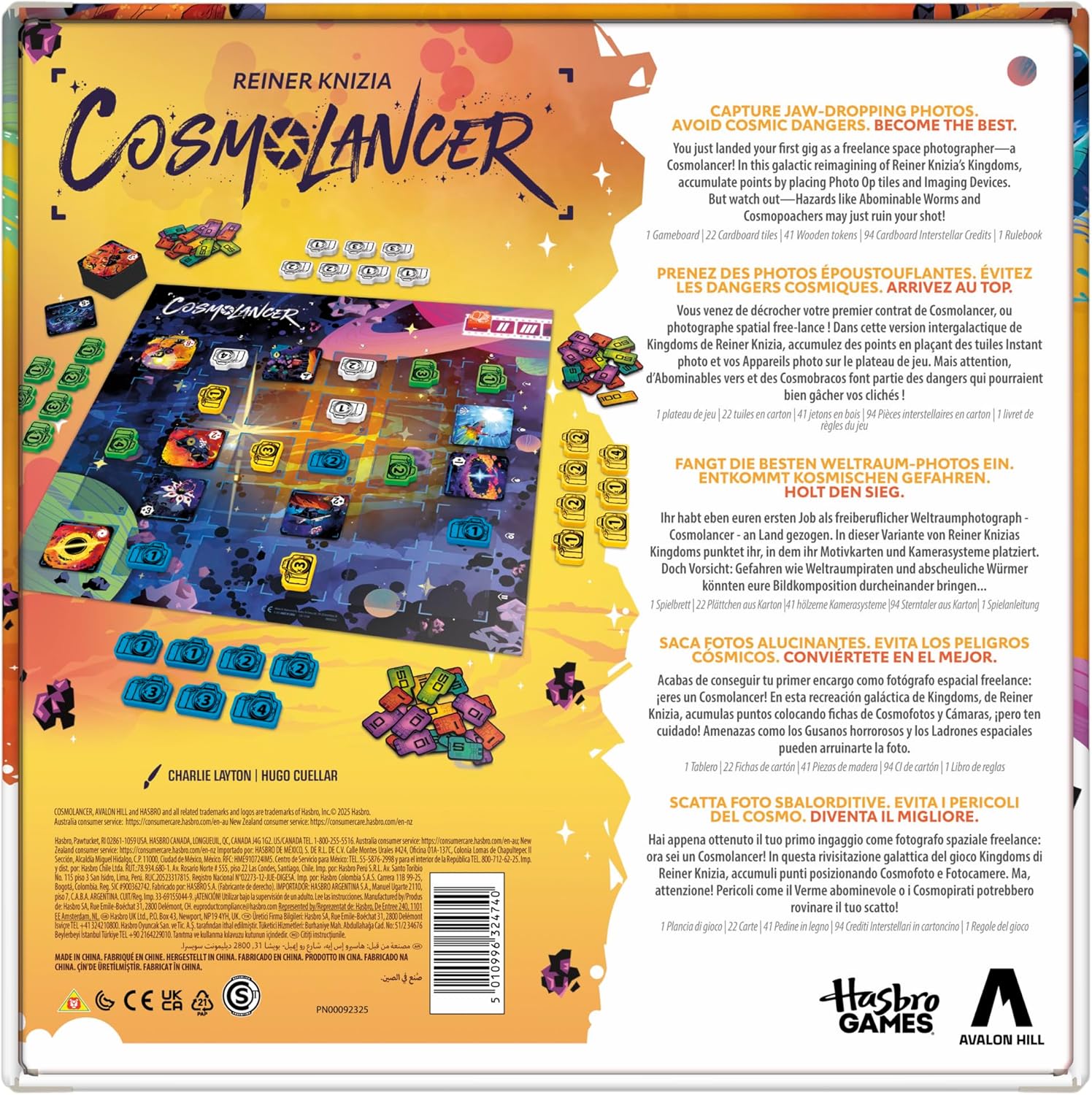 Cosmolancer Strategy Board Game by Reiner Knizia