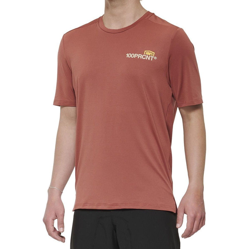 100% Airmatic Short Sleeve Jersey Cardinal M