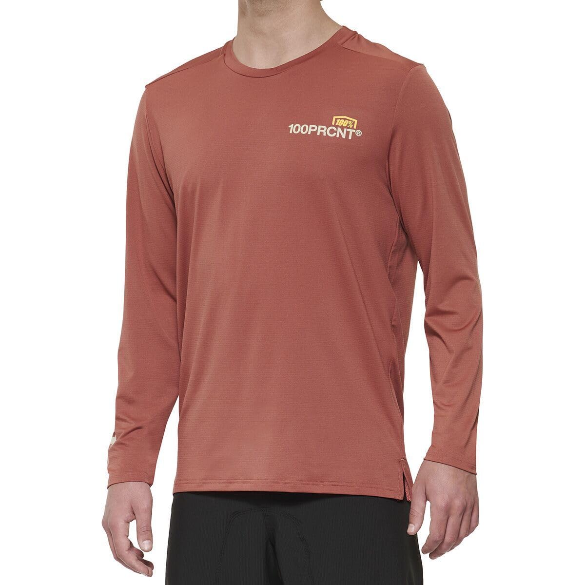 100% Airmatic Long Sleeve Jersey Cardinal L
