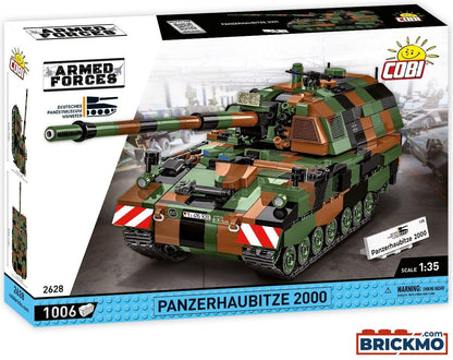 COBI Panzerhaubitze 2000, 13.58" x 4.33" x 4.33", Green