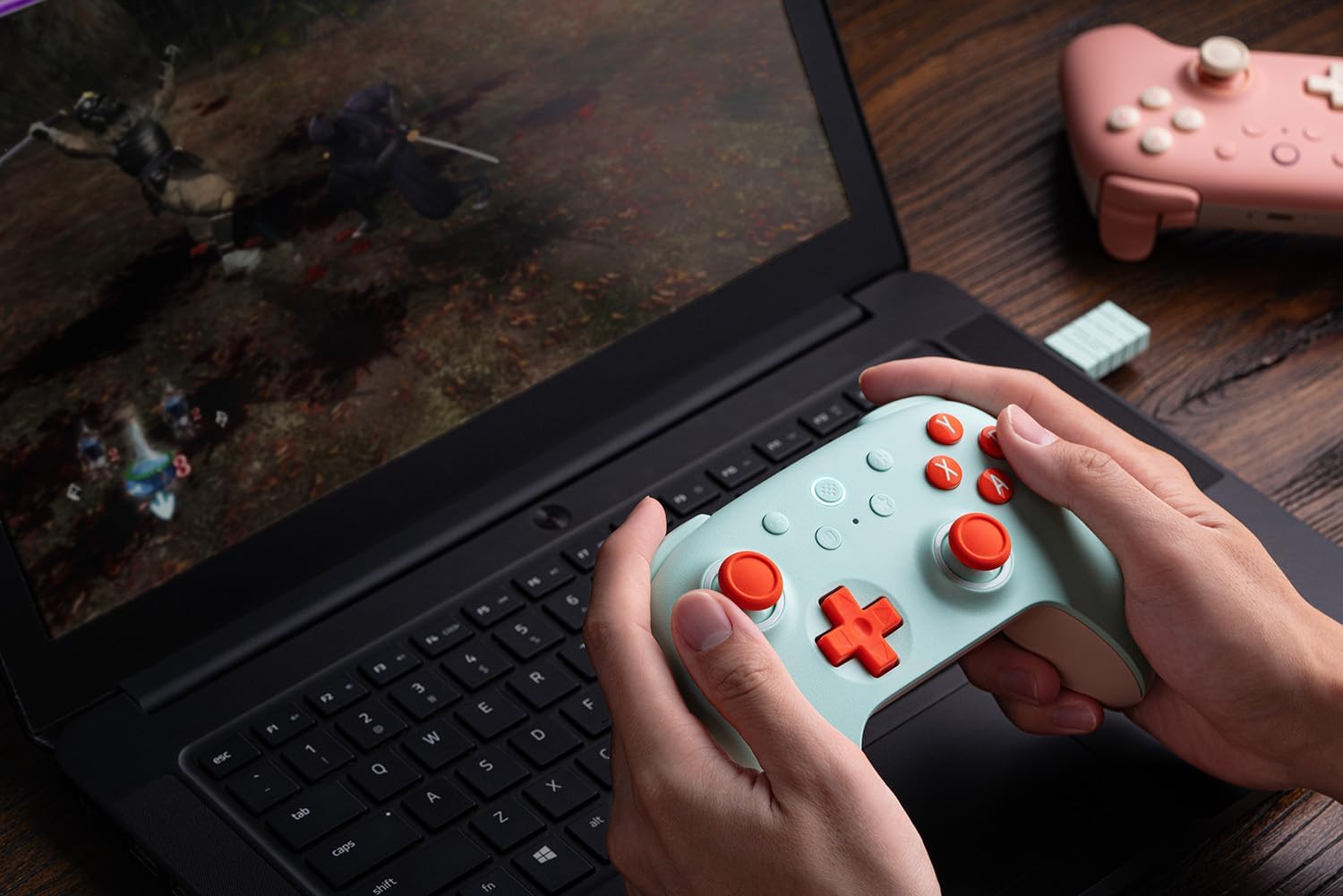 8Bitdo Ultimate 2C Wireless Controller for Windows PC and Android, with 1000Hz Polling Rate, Hall Effect Joysticks and Hall Triggers, and Remappable L4/R4 Bumpers (Mint