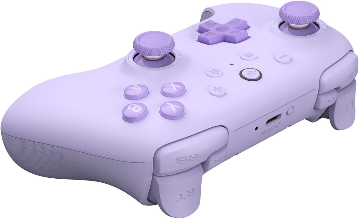 8Bitdo Ultimate 2C Wireless Controller for Windows PC and Android, with 1000Hz Polling Rate, Hall Effect Joysticks and Hall Triggers, and Remappable L4/R4 Bumpers (Purple