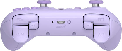 8Bitdo Ultimate 2C Wireless Controller for Windows PC and Android, with 1000Hz Polling Rate, Hall Effect Joysticks and Hall Triggers, and Remappable L4/R4 Bumpers (Purple