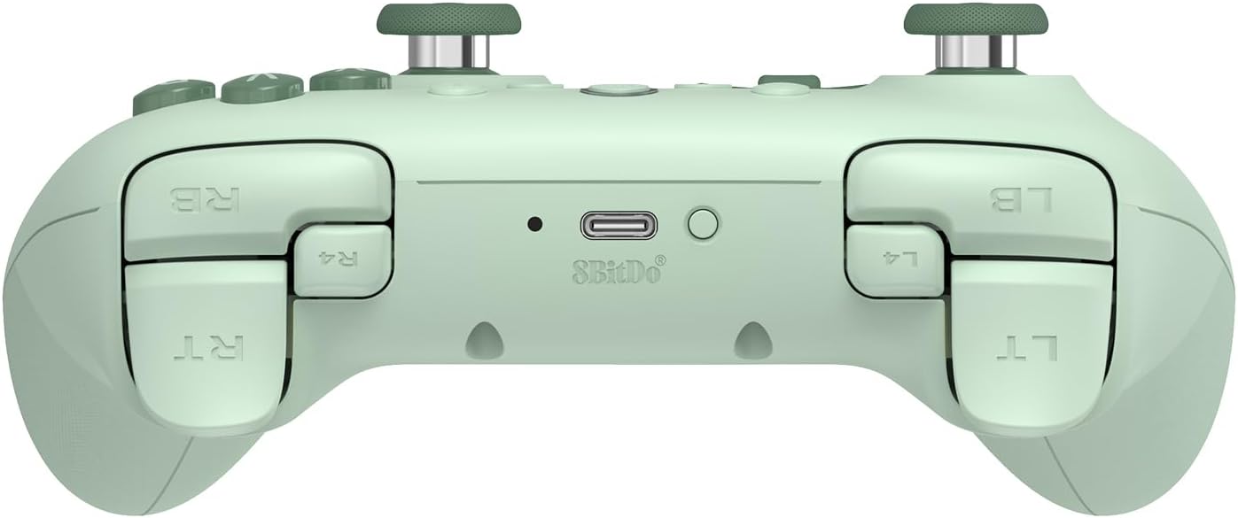 8Bitdo Ultimate 2C Wireless Controller for Windows PC and Android, with 1000Hz Polling Rate, Hall Effect Joysticks and Hall Triggers, and Remappable L4/R4 Bumpers (Green