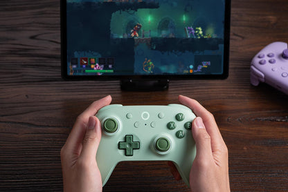 8Bitdo Ultimate 2C Wireless Controller for Windows PC and Android, with 1000Hz Polling Rate, Hall Effect Joysticks and Hall Triggers, and Remappable L4/R4 Bumpers (Green