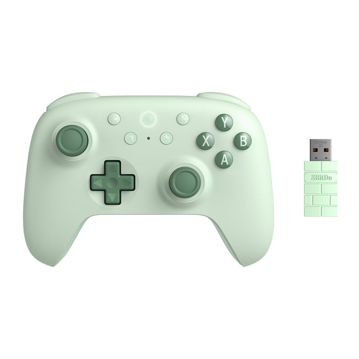 8Bitdo Ultimate 2C Wireless Controller for Windows PC and Android, with 1000Hz Polling Rate, Hall Effect Joysticks and Hall Triggers, and Remappable L4/R4 Bumpers (Green