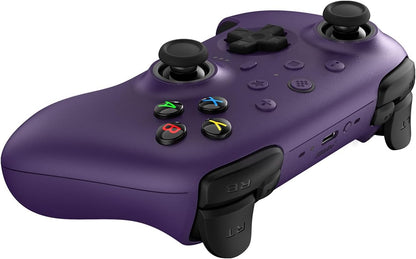 8Bitdo Ultimate 2 Wireless Controller for Windows & Android, Gaming Controller with TMR Joysticks, Switchable Hall Effect/Tactile Triggers, Motion Control, RGB Fire Ring, 8Speed Wireless Tech, Purple