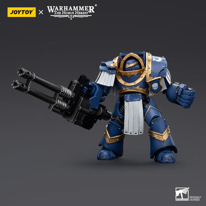 Warhammer 40k: Ultramarines Cataphractii Terminator Squad Terminator with Reaper Autocannon 1:18 Scale Action Figure