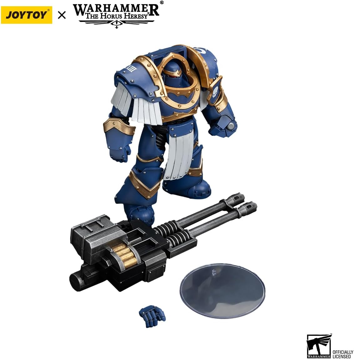 Warhammer 40k: Ultramarines Cataphractii Terminator Squad Terminator with Reaper Autocannon 1:18 Scale Action Figure