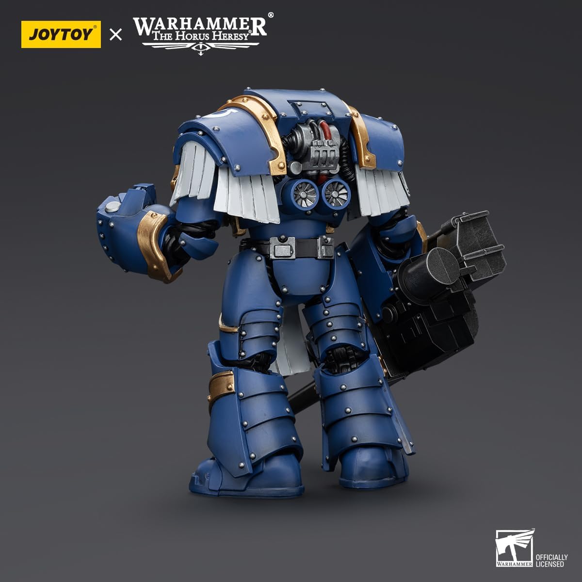 Warhammer 40k: Ultramarines Cataphractii Terminator Squad Terminator with Reaper Autocannon 1:18 Scale Action Figure