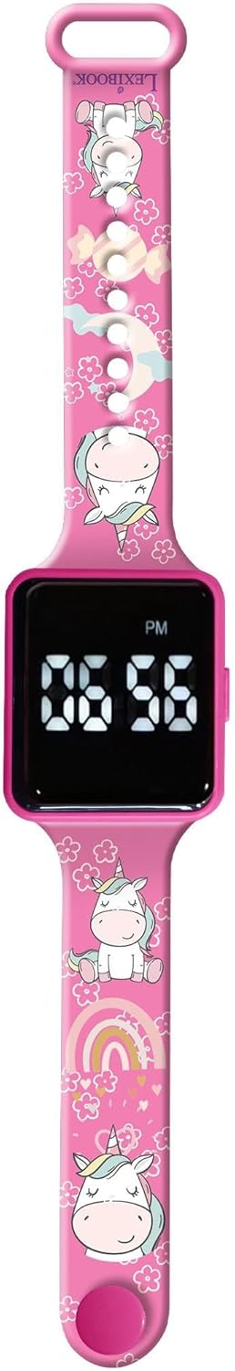 Lexibook, Eenhoorn, Digitale horloge, 12 of 24 uur weergave, Roze, DMW060UNI