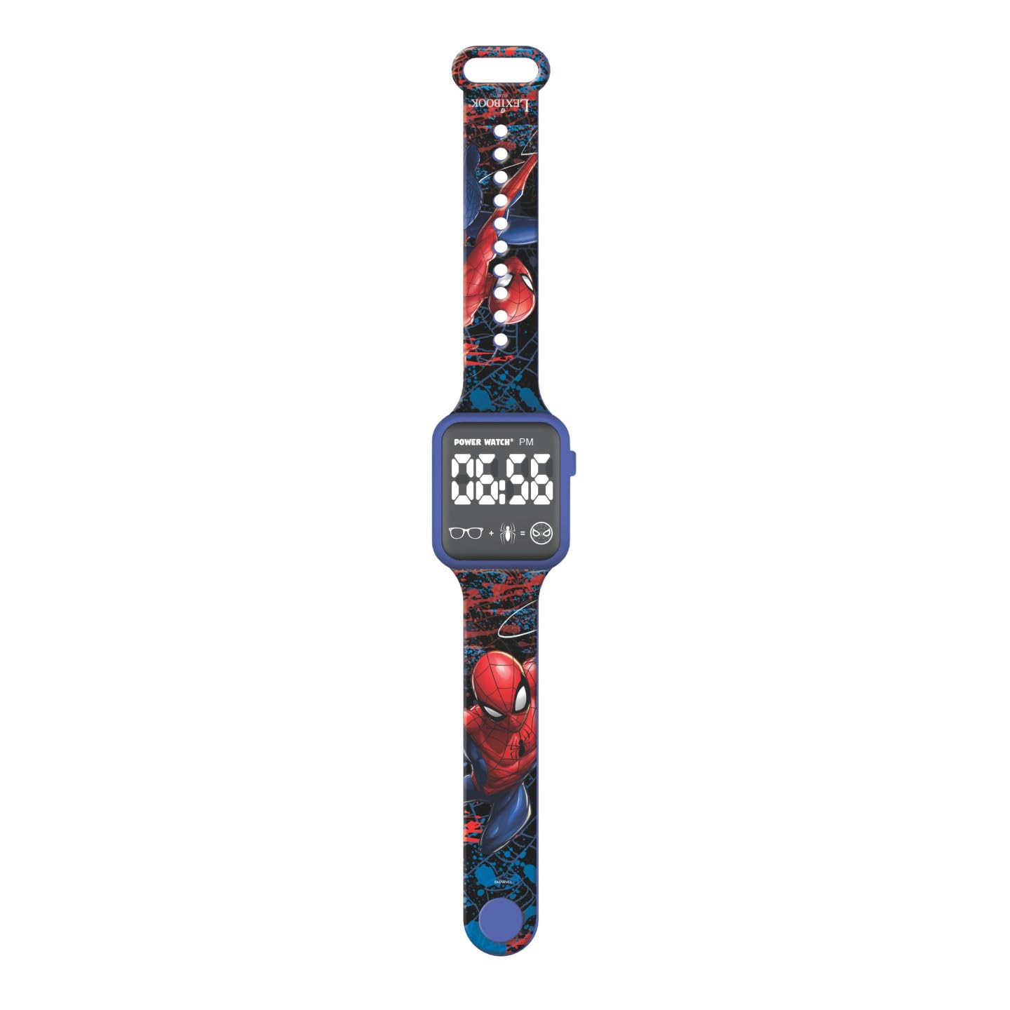 LEXIBOOK, Spider-Man, Digital Display Watch, 12 or 24 Hour Display, Blue/Red, DMW060SP