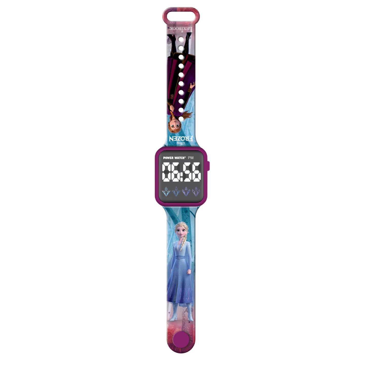LEXIBOOK, Frozen, Digital Display Watch, 12 or 24 Hour Display, Blue/Violet, DMW060FZ