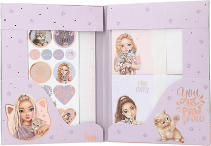 Topmodel - Letter Set Cat Love - Soft Purple