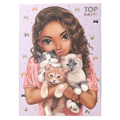 Topmodel - Letter Set Cat Love - Soft Purple
