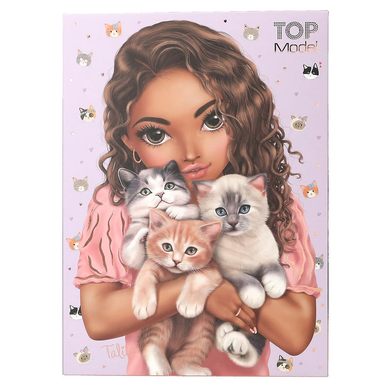 Topmodel - Letter Set Cat Love - Soft Purple