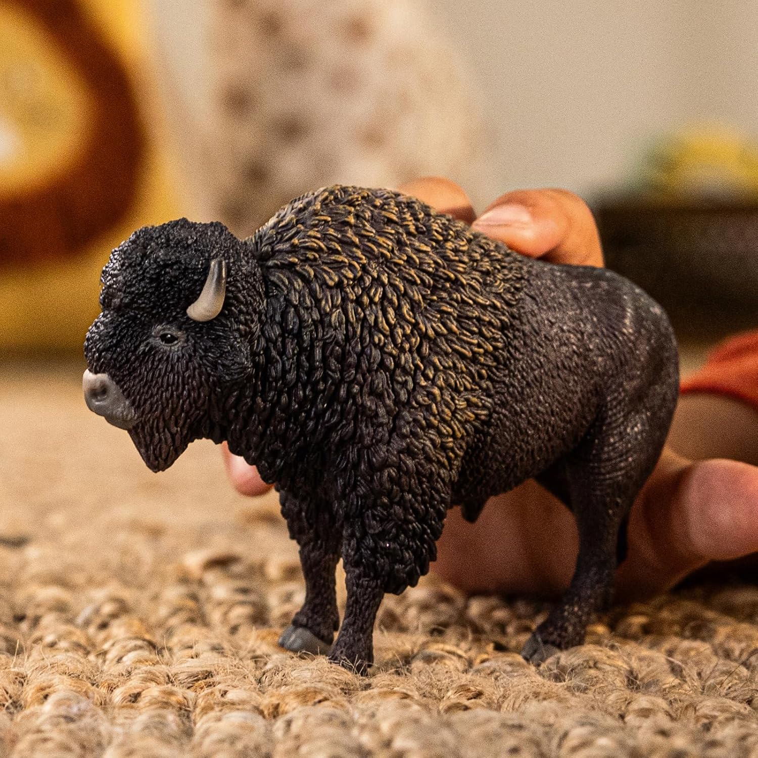schleich WILD Life | Bison 14879 | detailgetreue Tierfiguren | Zoo Spielzeug | tolles Geschenk für Jungen und Mädchen | Deko für Geburtstag | Spielfigur ab 3 Jahren | 13 x 4 x 8 cm