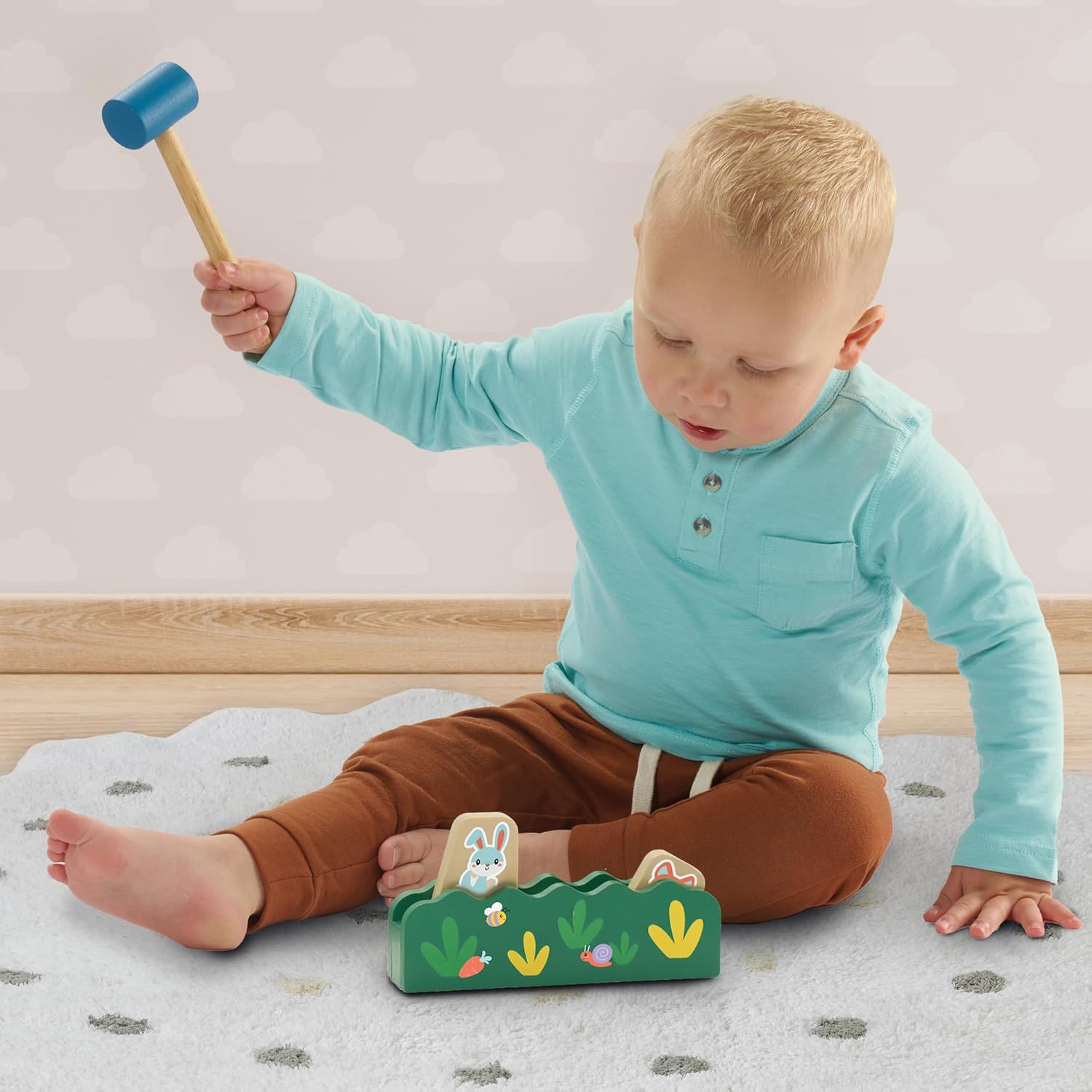 SES Creative 13145 Klopbank-kijk van hout