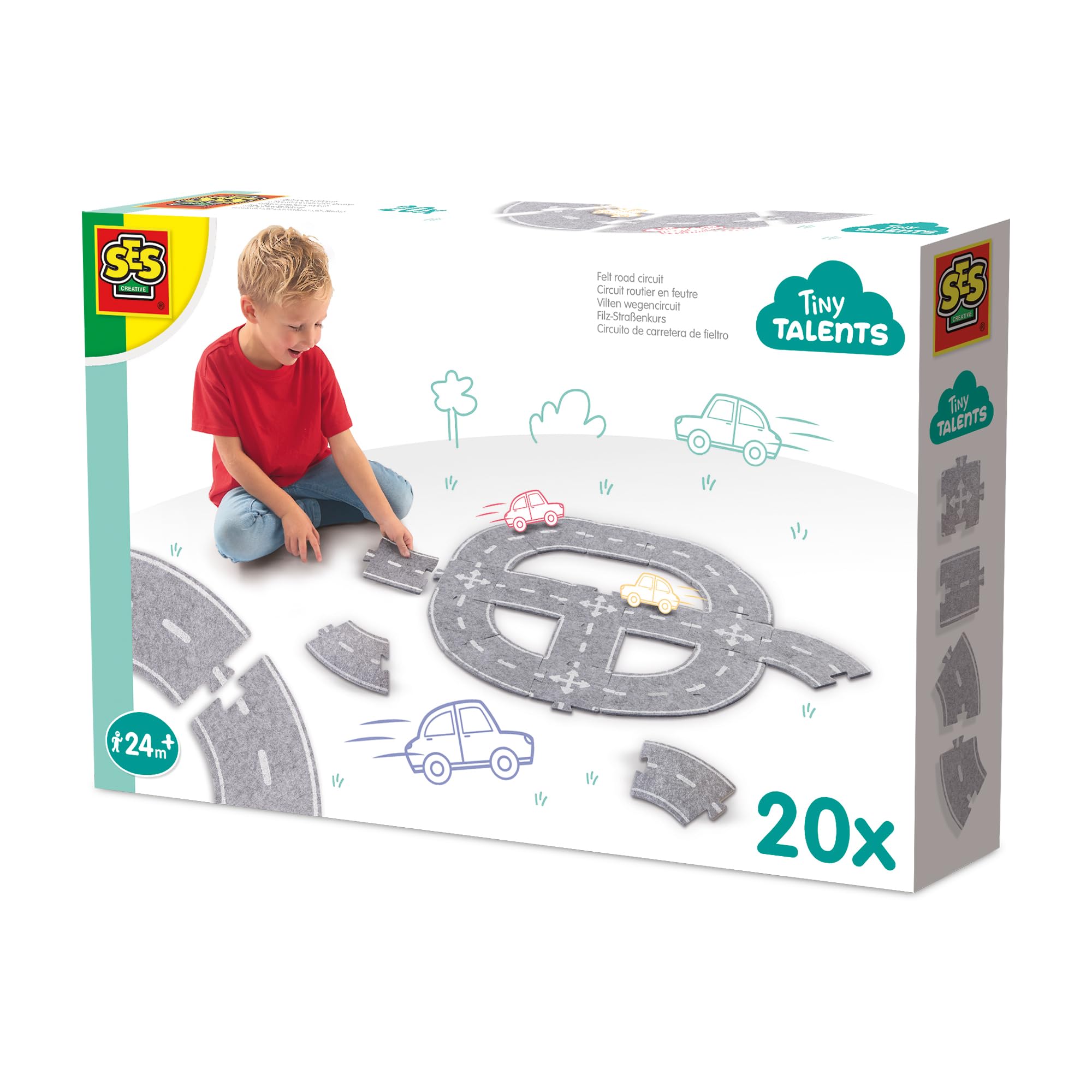 SES Creative 13151 Vilten Straatcursus 20 stukjes