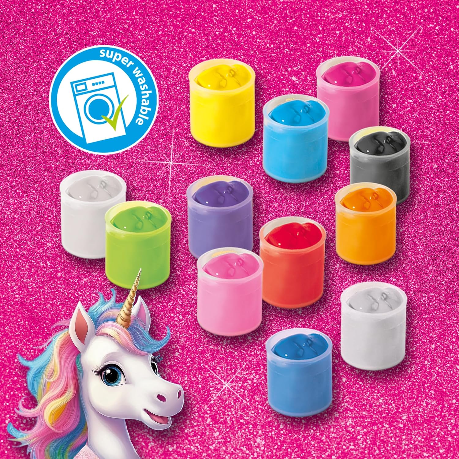 SES Creative 14729 Nagelontwerper eenhoorn – creatieve set vanaf 6 jaar – inclusief nagellak en decoratieve stenen – perfect voor nagelcreaties