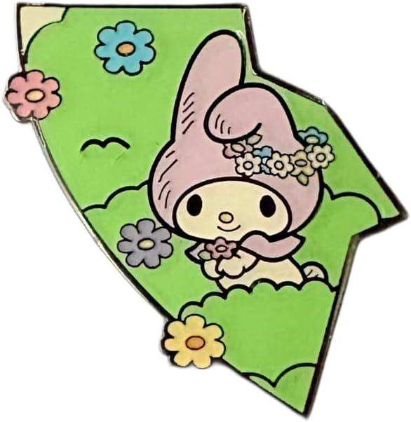 Loungefly - Hello Kitty & Friends - Flower Crown - Enamel Pin - 1 Of 6 to Collect - Styles Vary - Hello Kitty - Blind Box Enamel Pins - Cute Collectable Novelty Brooch - for Backpacks & Bags