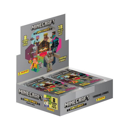 PANINI MINECRAFT TRADING CARDS 4 - CHALLENGES Box of 18 pockets