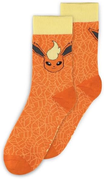 Pokémon Eevee Evolution Women's Socks Multicoloured Fan Merch, Gaming
