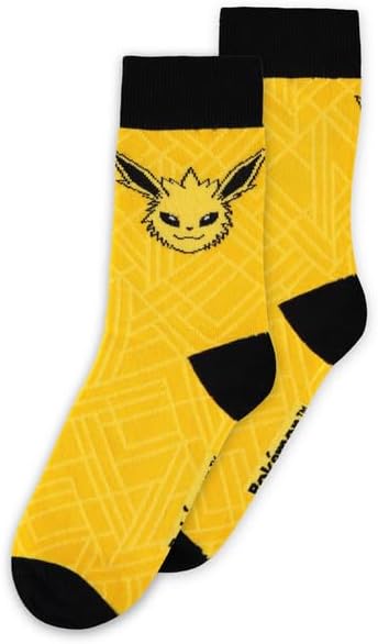 Pokémon Eevee Evolution Women's Socks Multicoloured Fan Merch, Gaming