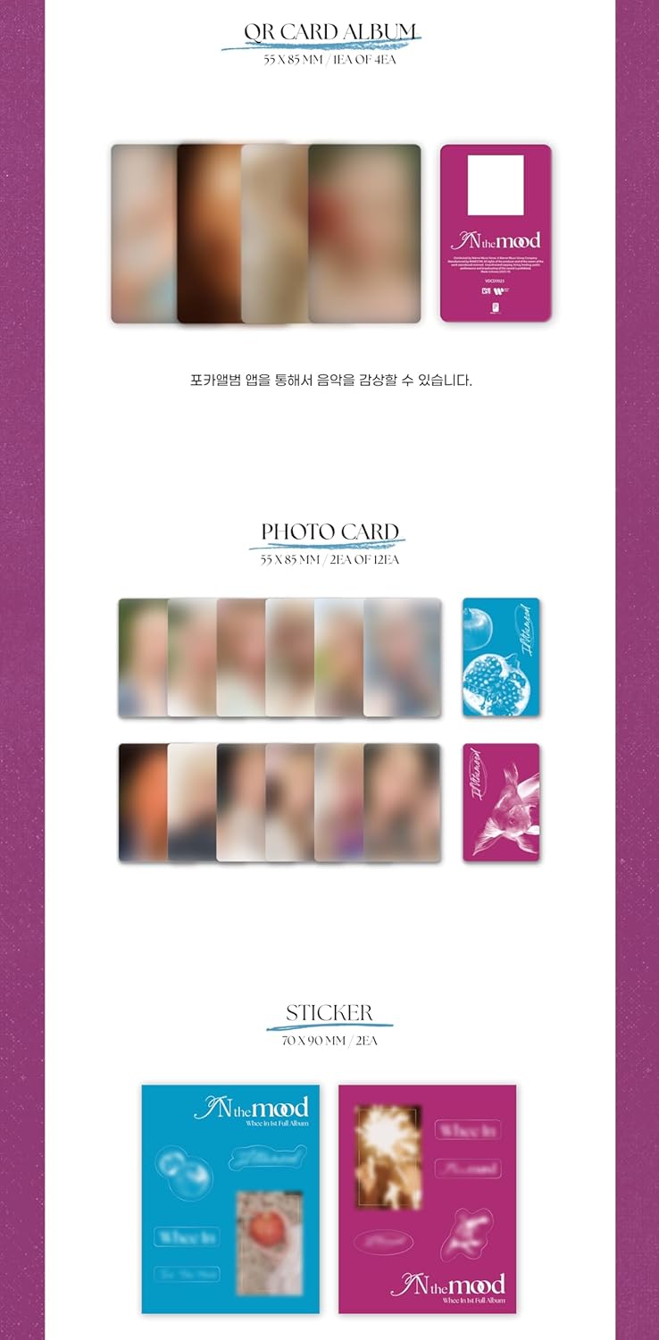 In The Mood - PocaAlbum QR Card Version - incl. 2 Photocards + 2 Stickers