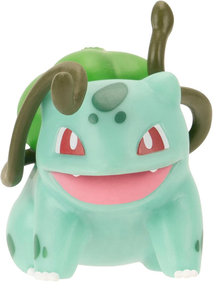 Pokémon Juego Surprise Attack Game Togetic with Stand & Bulbasaur #4 with Luxury Ball & Great Ball - Fairy, Flying, Poison, Grass Disks - W4