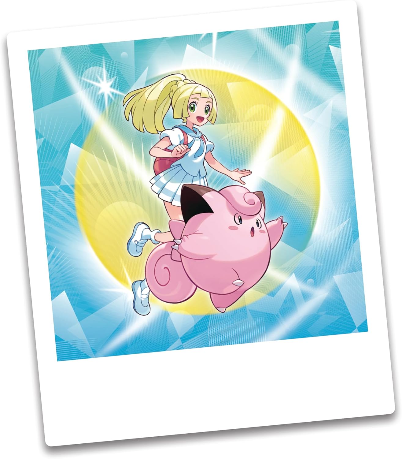 Pokémon TCG: Lillie Premium Tournament Collection (1 Full-Art Foil Promo Card met Lillie's Clefairy ex, 6 verschillende boosters en accessoires